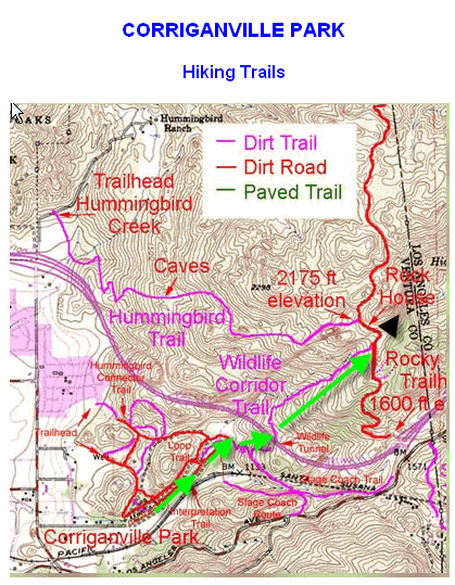 corriganville park hiking trails